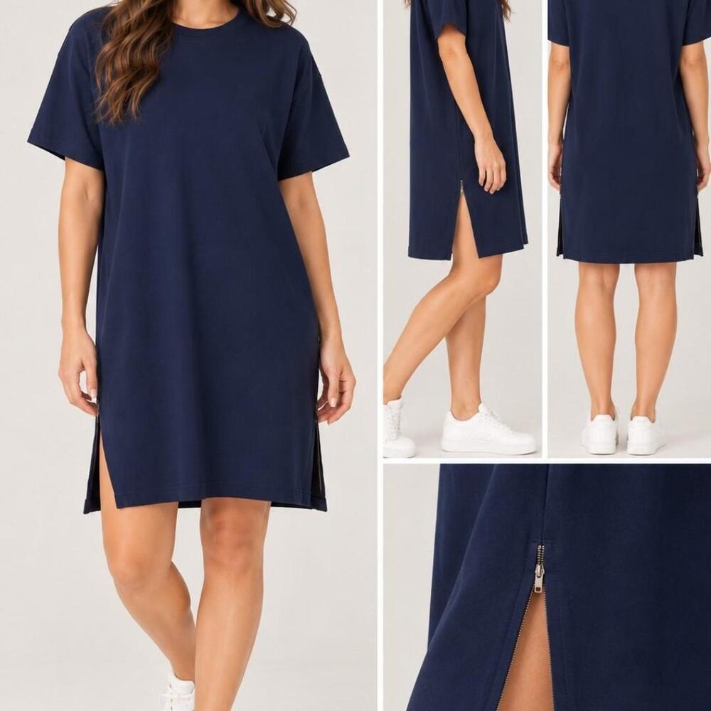 Eileen fisher navy blue dress
